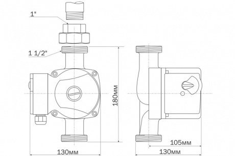 Купить Насос циркуляционный AQUARIO AC 256-180 фото №5