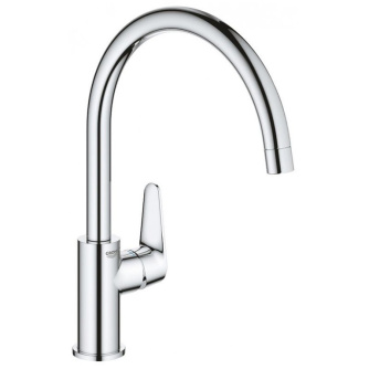 Купить Смеситель для кухни Grohe BauCurve  высокий  хром  31536001 фото №1